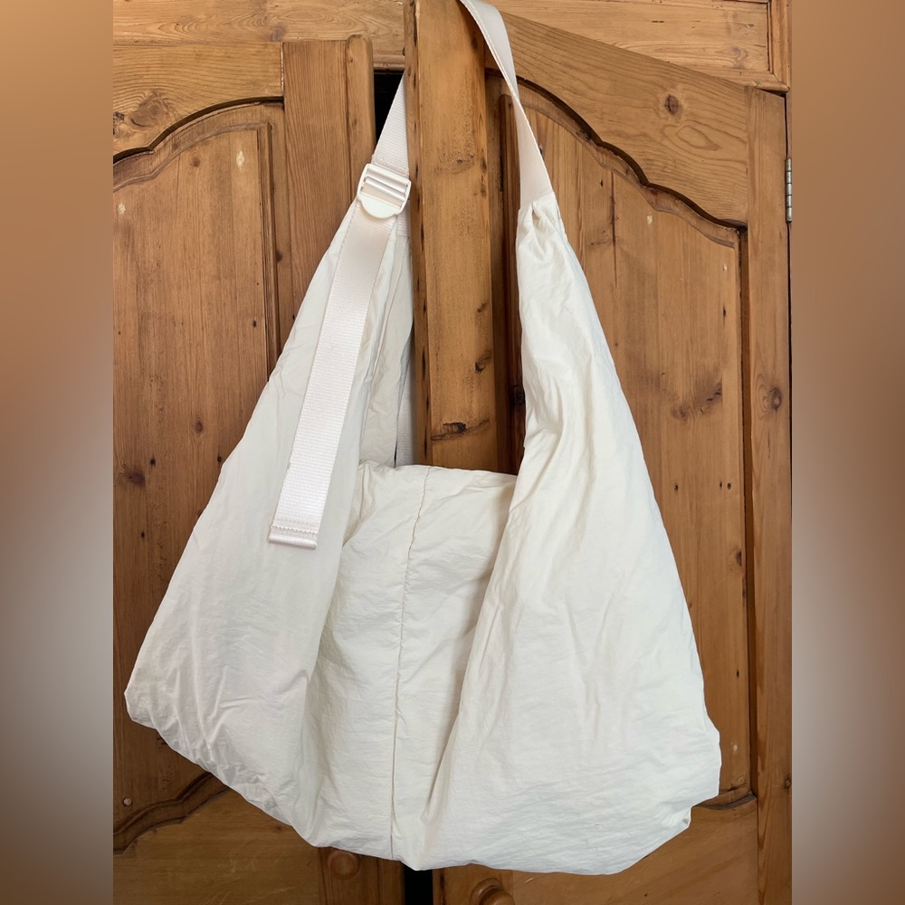 Large white tote